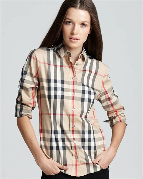 burberry brit exploded check shirt|Burberry Brit Woven Exploded Check Shirt Women .